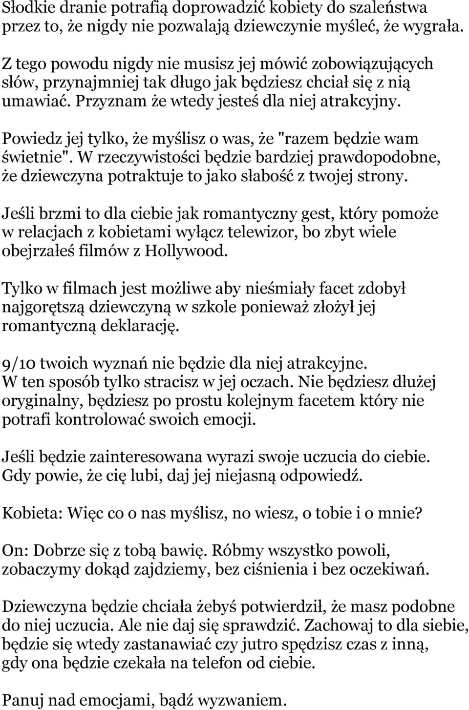 Słodkie rzeczy do zrobienia, kiedy zaczynasz się umawiać