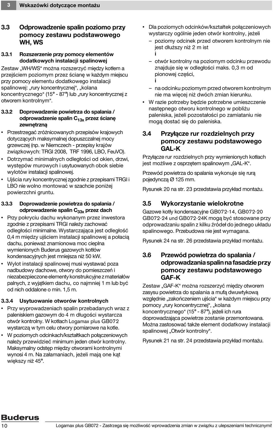 koncentrycznej z otworem kontrolnym. 3.