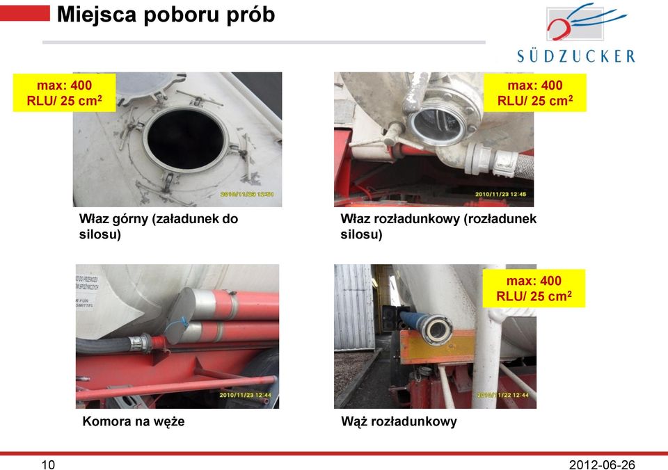 do silosu) Właz rozładunkowy (rozładunek silosu)