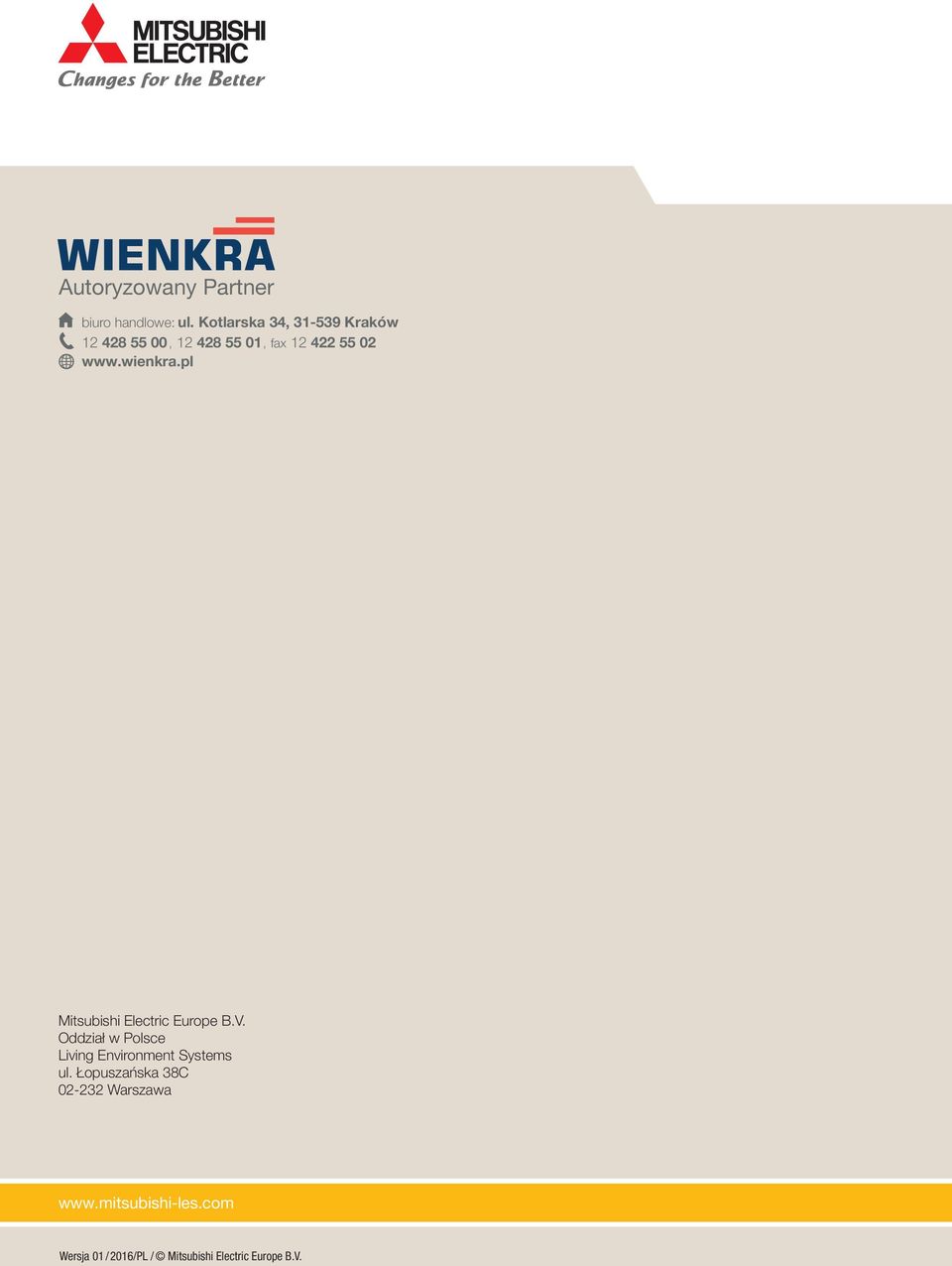 wienkra.pl Mitsubishi Electric Europe B.V.