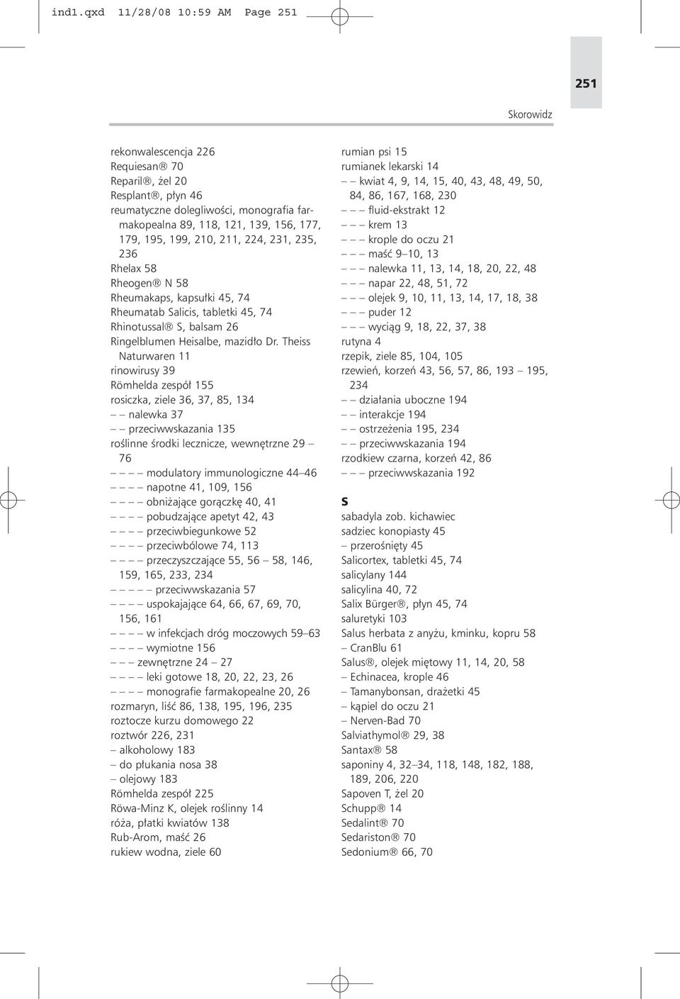 Skorowidz Ind1qxd 112808 1059 Am Page Pdf