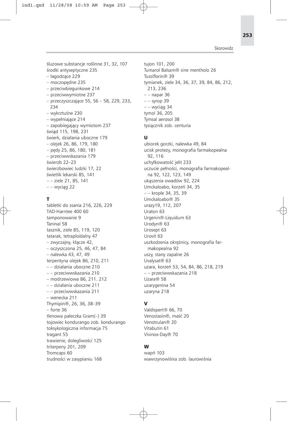 Skorowidz Ind1qxd 112808 1059 Am Page Pdf