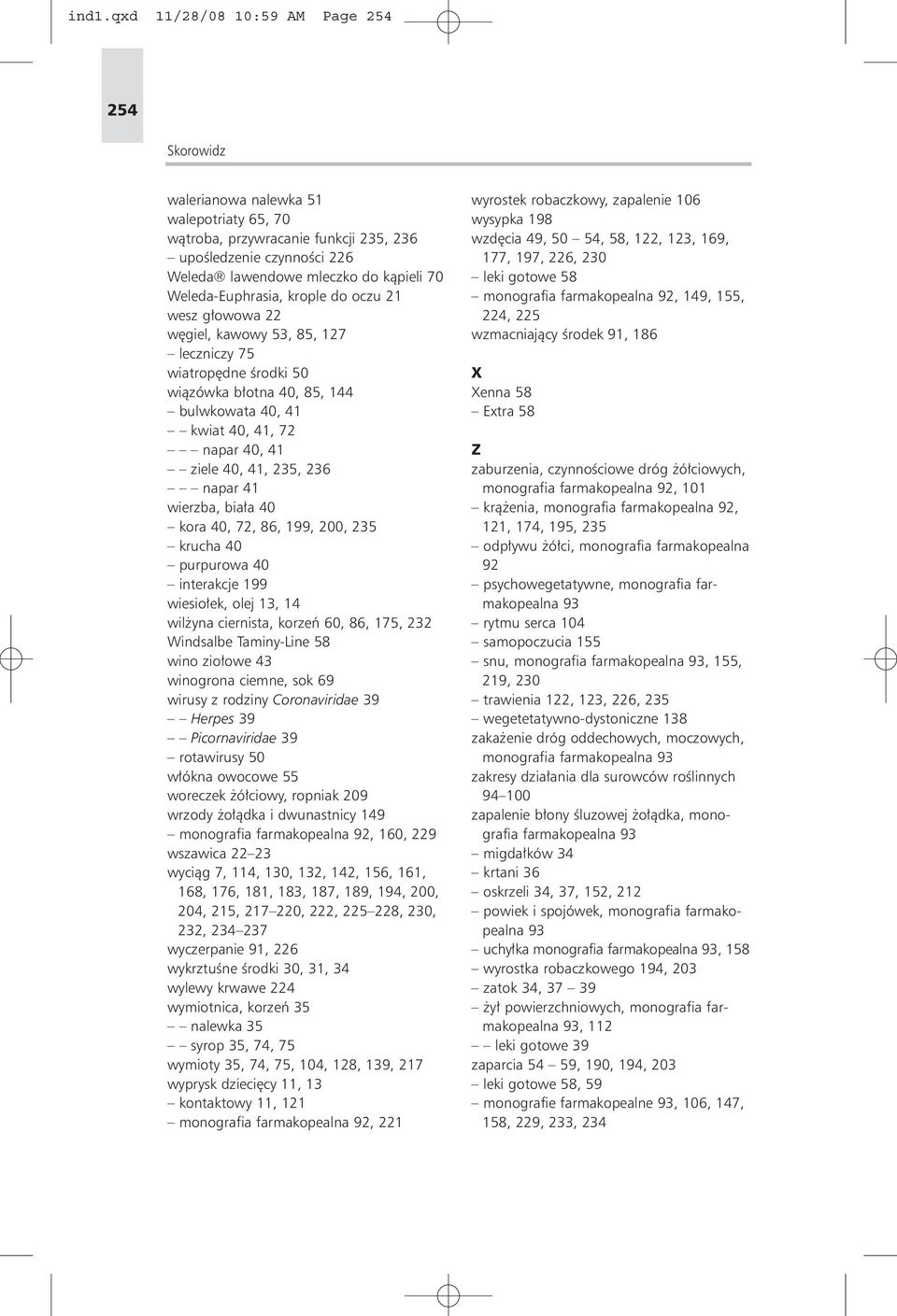 Skorowidz Ind1qxd 112808 1059 Am Page Pdf