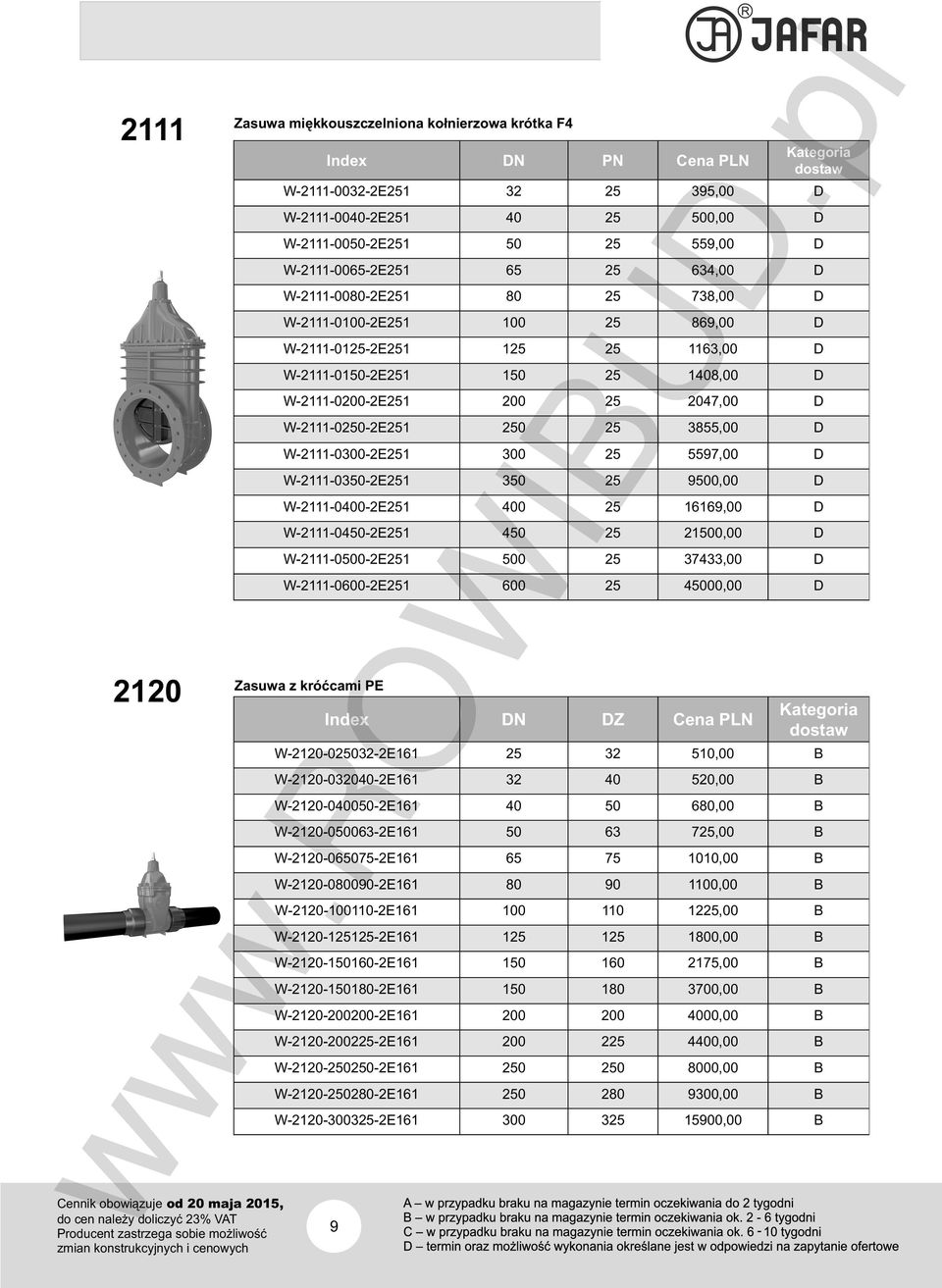 2047,00 D W-2111-0250-2E251 250 25 3855,00 D W-2111-0300-2E251 300 25 5597,00 D W-2111-0350-2E251 350 25 9500,00 D W-2111-0400-2E251 400 25 16169,00 D W-2111-0450-2E251 450 25 21500,00 D