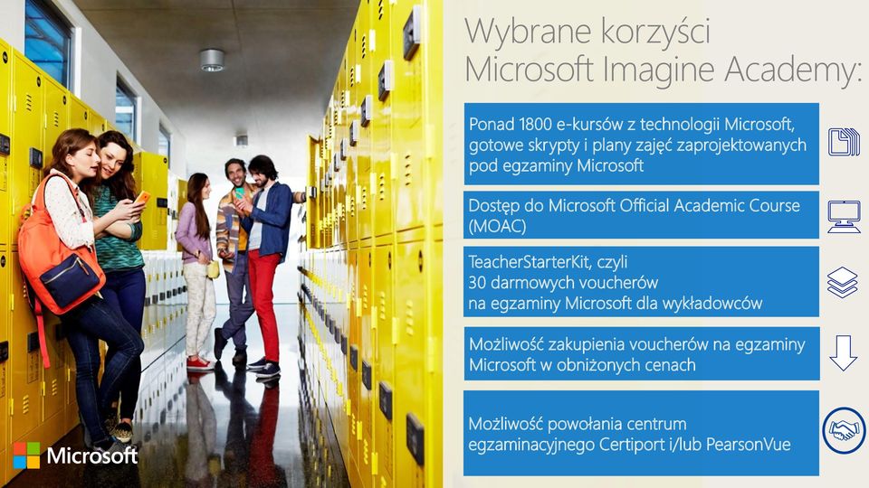 TeacherStarterKit, czyli 30 darmowych voucherów na egzaminy Microsoft dla wykładowców Możliwość zakupienia