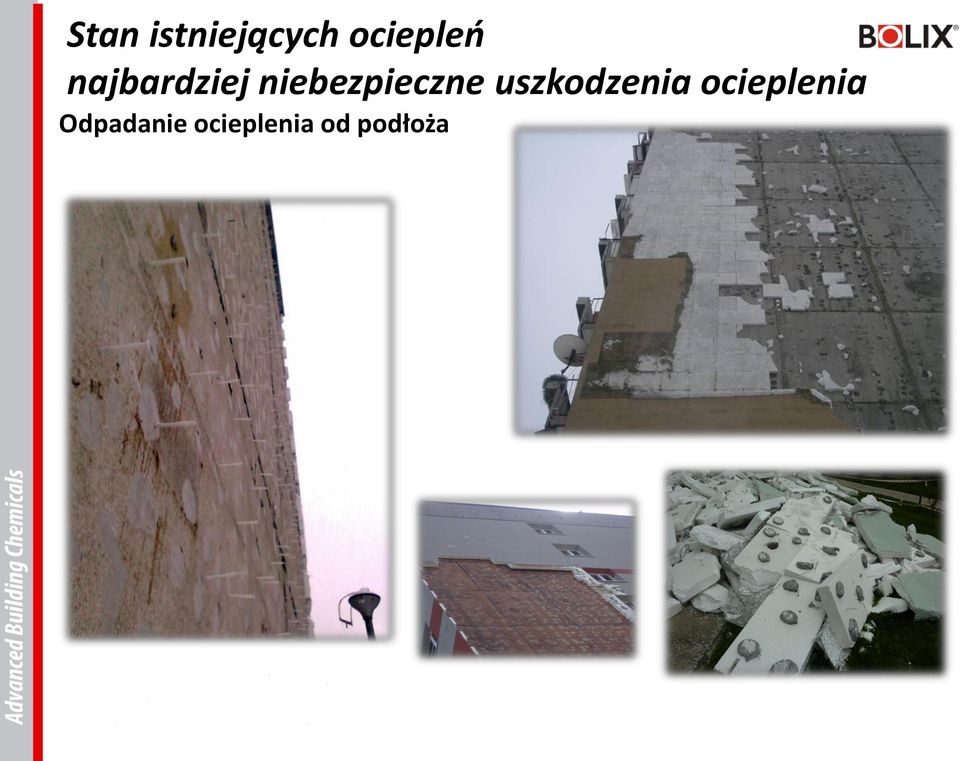 uszkodzenia ocieplenia