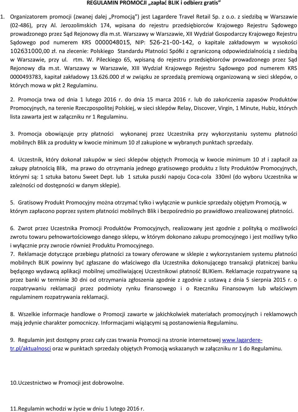 u przedsiębiorców Krajowego Rejestr