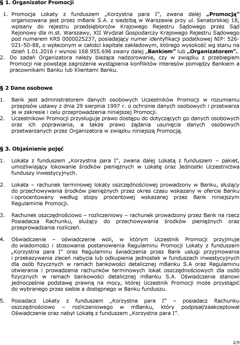 u przedsiębiorców Krajowego Rejestr