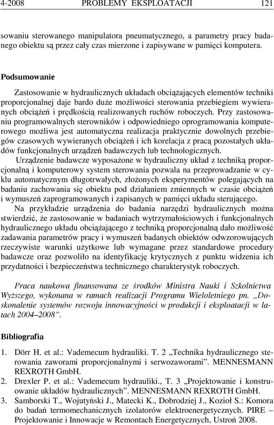 ruchów roboczych.