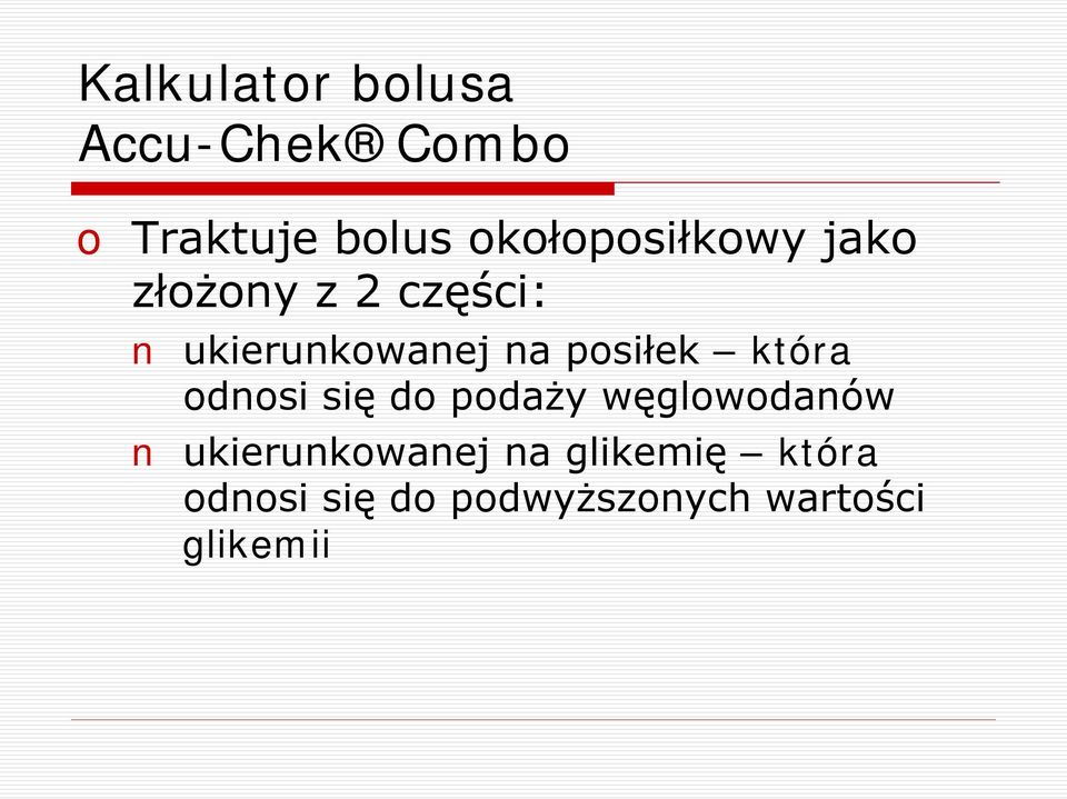 posiłek która odnosi się do podaży węglowodanów