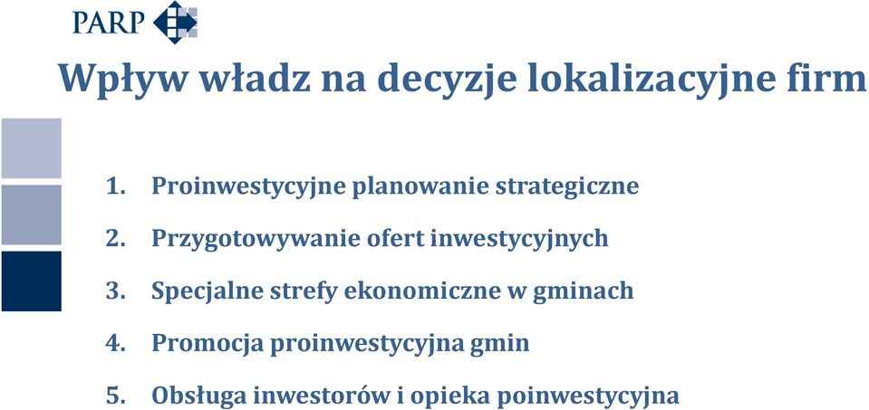 Przygotowywanie ofert inwestycyjnych 3.