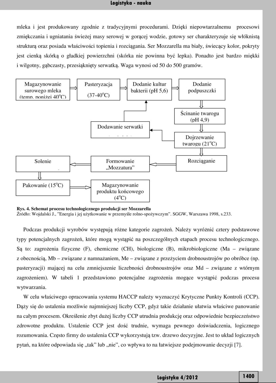 Ser ozzarella ma biały, świecący kolor, pokryty jest cienką skórką o gładkiej powierzchni (skórka nie powinna być lepka). Ponadto jest bardzo miękki i wilgotny, gąbczasty, przesiąknięty serwatką.