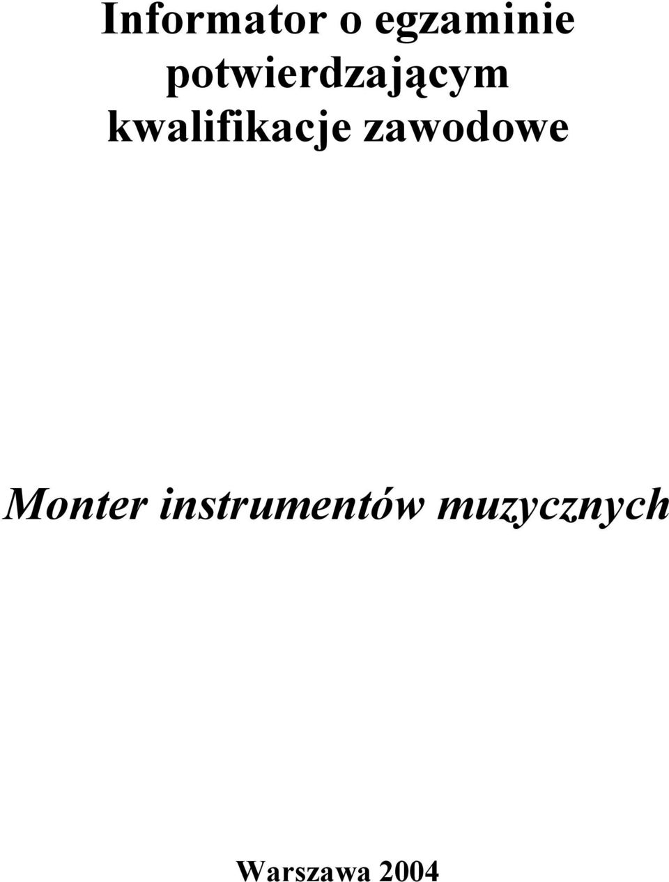 kwalifikacje zawodowe
