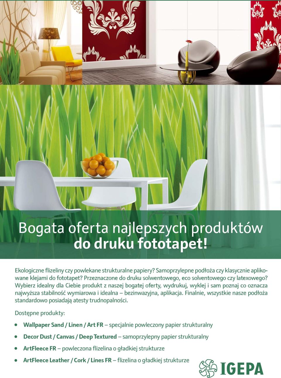 Wybierz idealny dla Ciebie produkt z naszej bogatej oferty, wydrukuj, wyklej i sam poznaj co