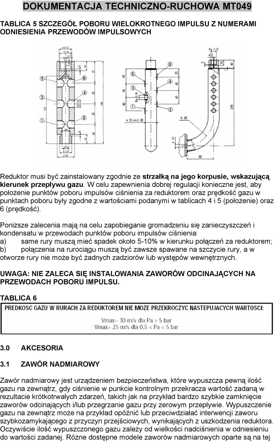 i 5 (położenie) oraz 6 (prędkość).