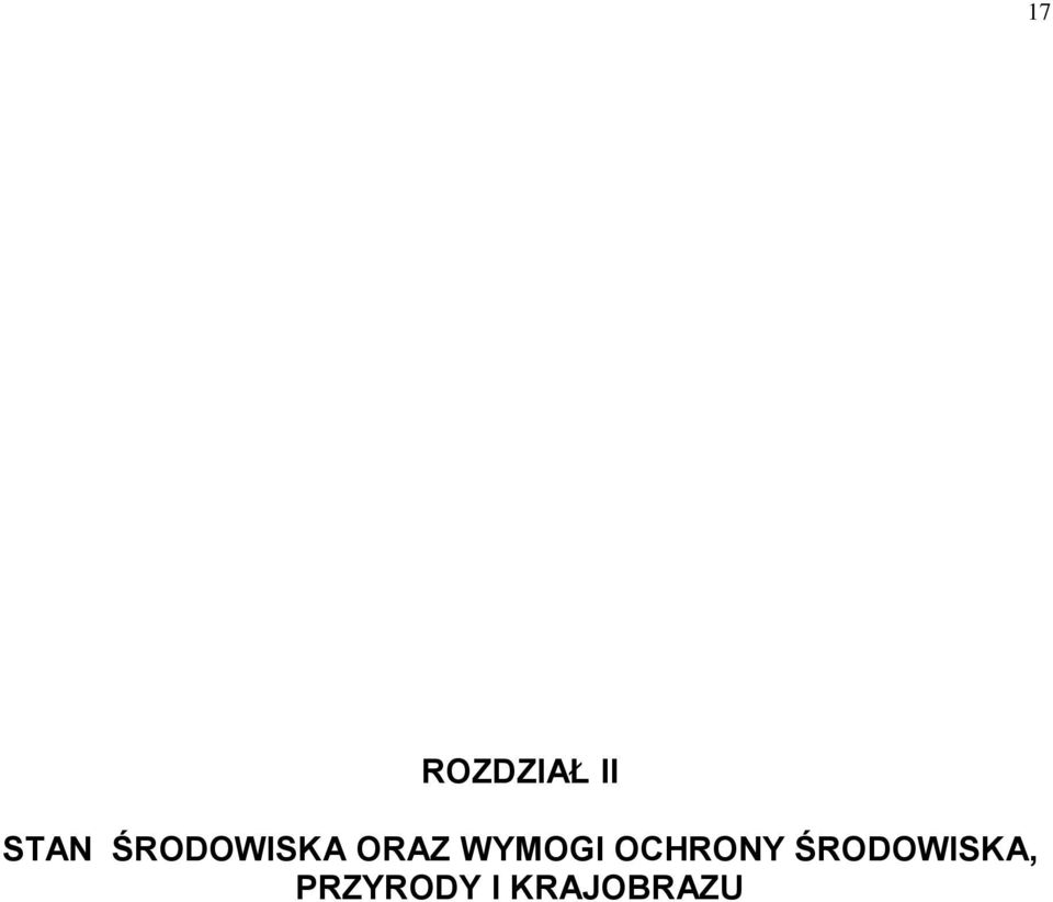 WYMOGI OCHRONY