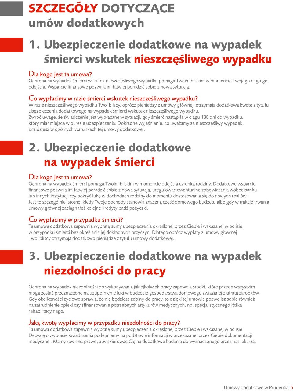Co wypłacimy w razie śmierci wskutek nieszczęśliwego wypadku?