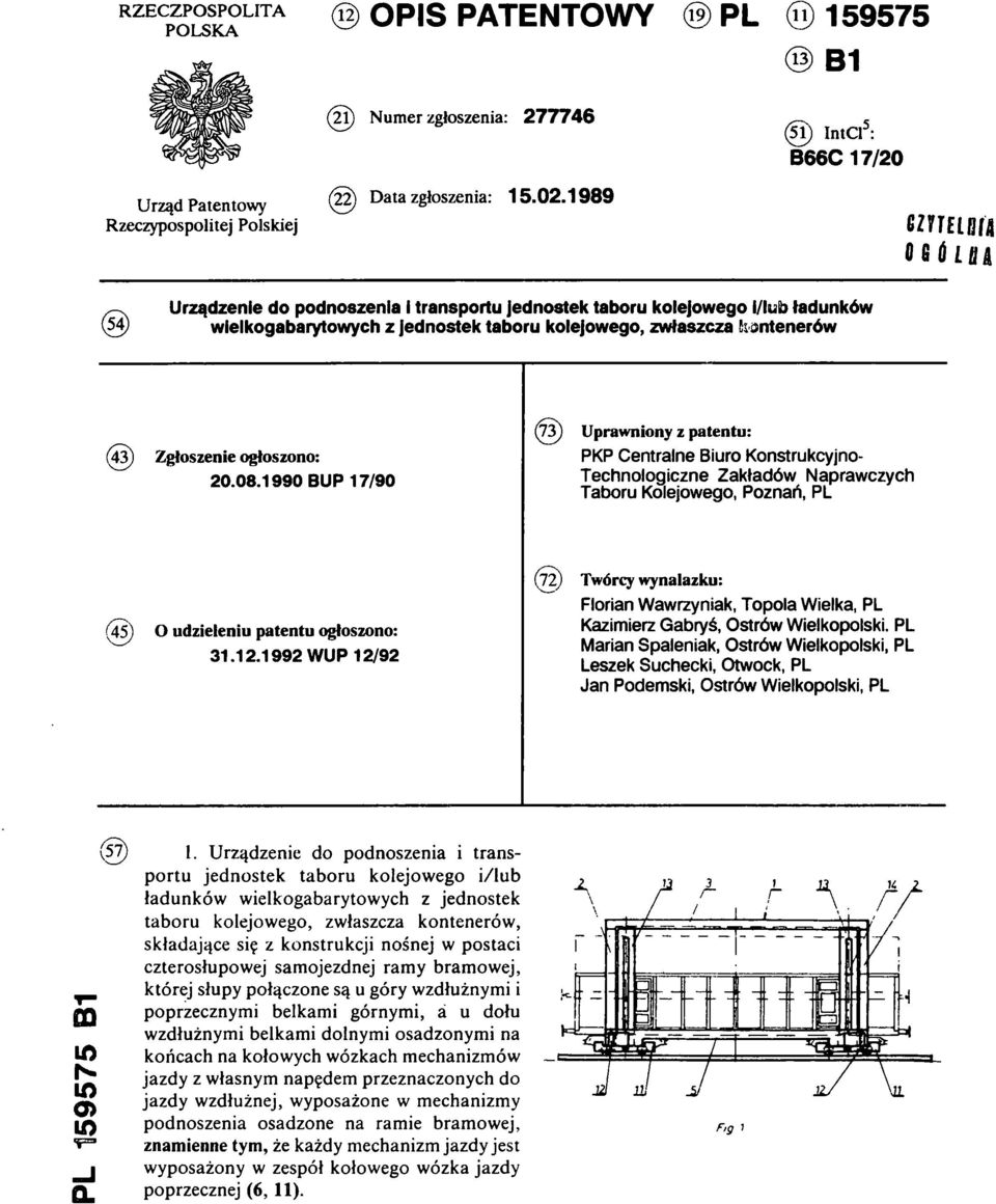 Zgłoszenie ogłoszono: 20.08.