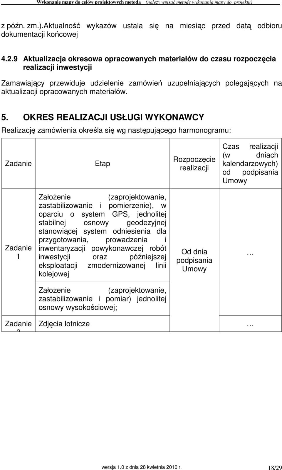 materiałów. 5.