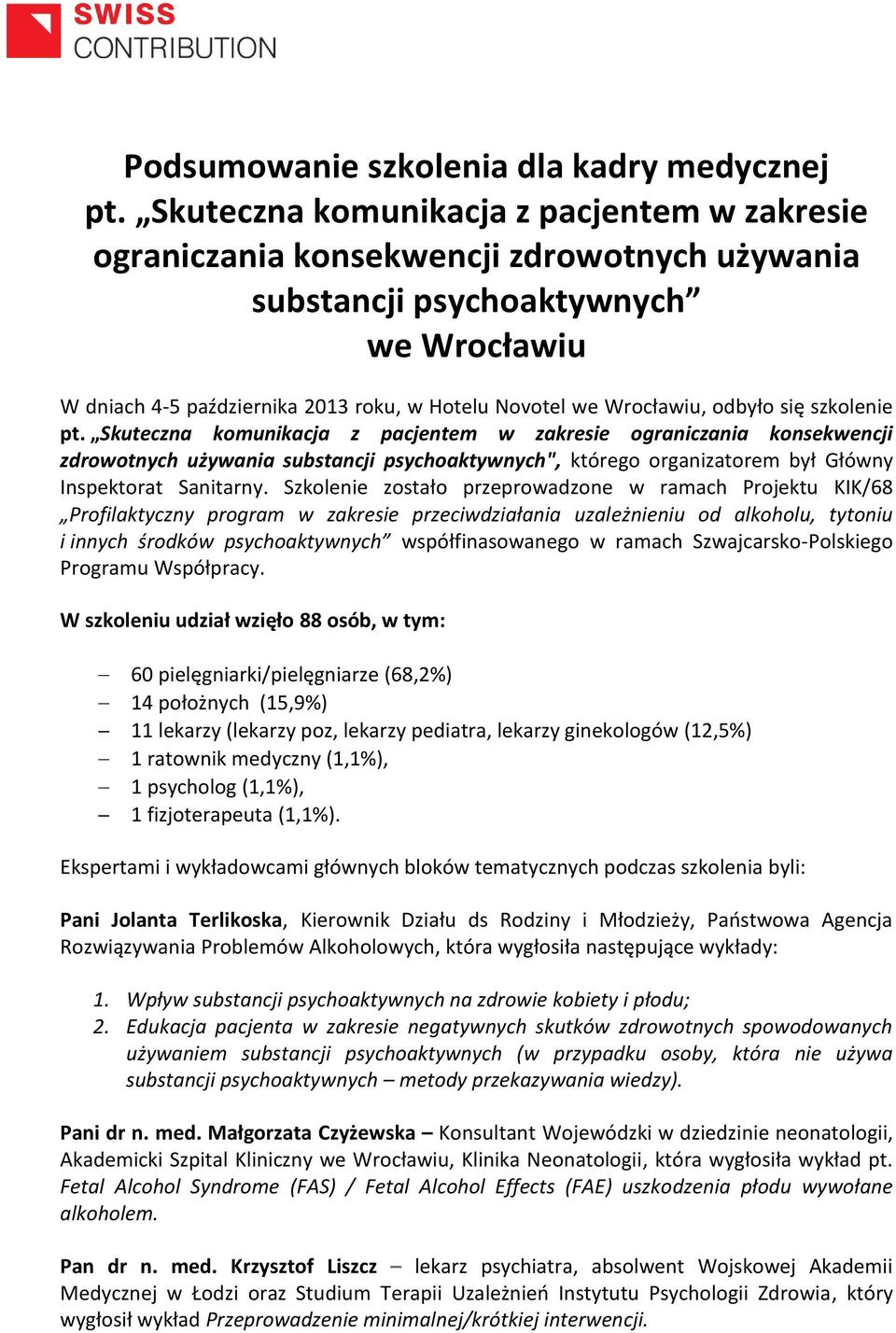 odbyło się szkolenie pt.