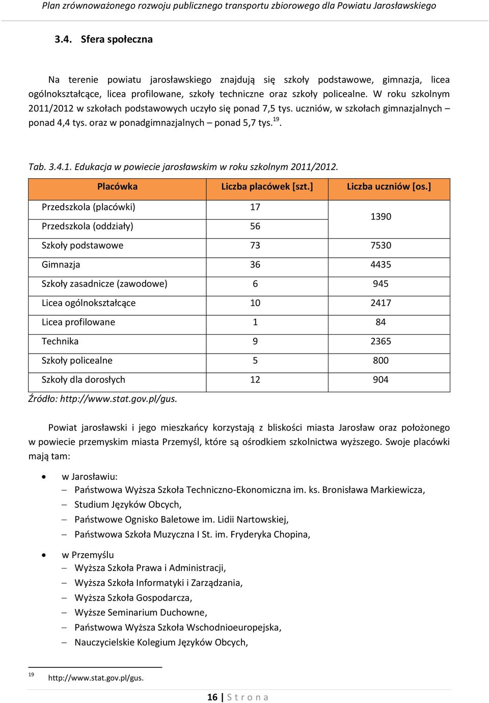 Placówka Liczba placówek [szt.] Liczba uczniów [os.