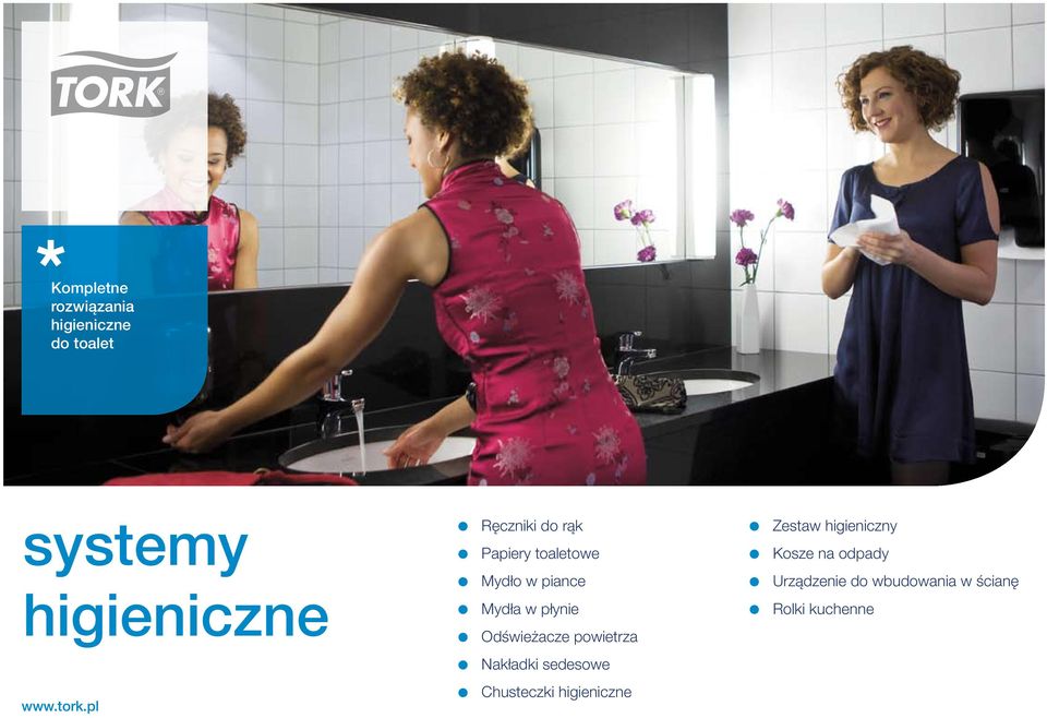 Odświeżacze powietrza Nakładki sedesowe Chusteczki higieniczne Zestaw