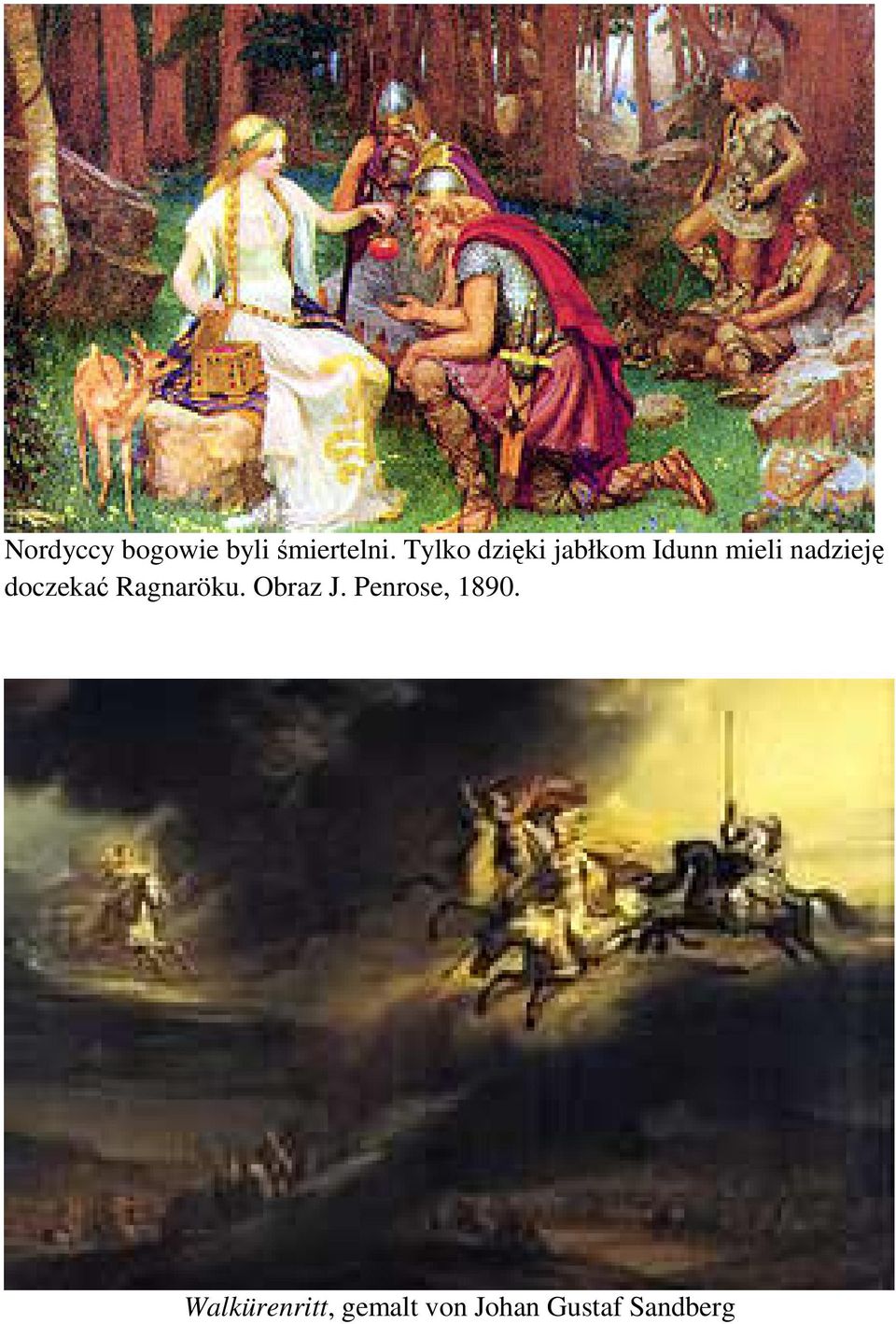 dczekać Ragnaröku. Obraz J.