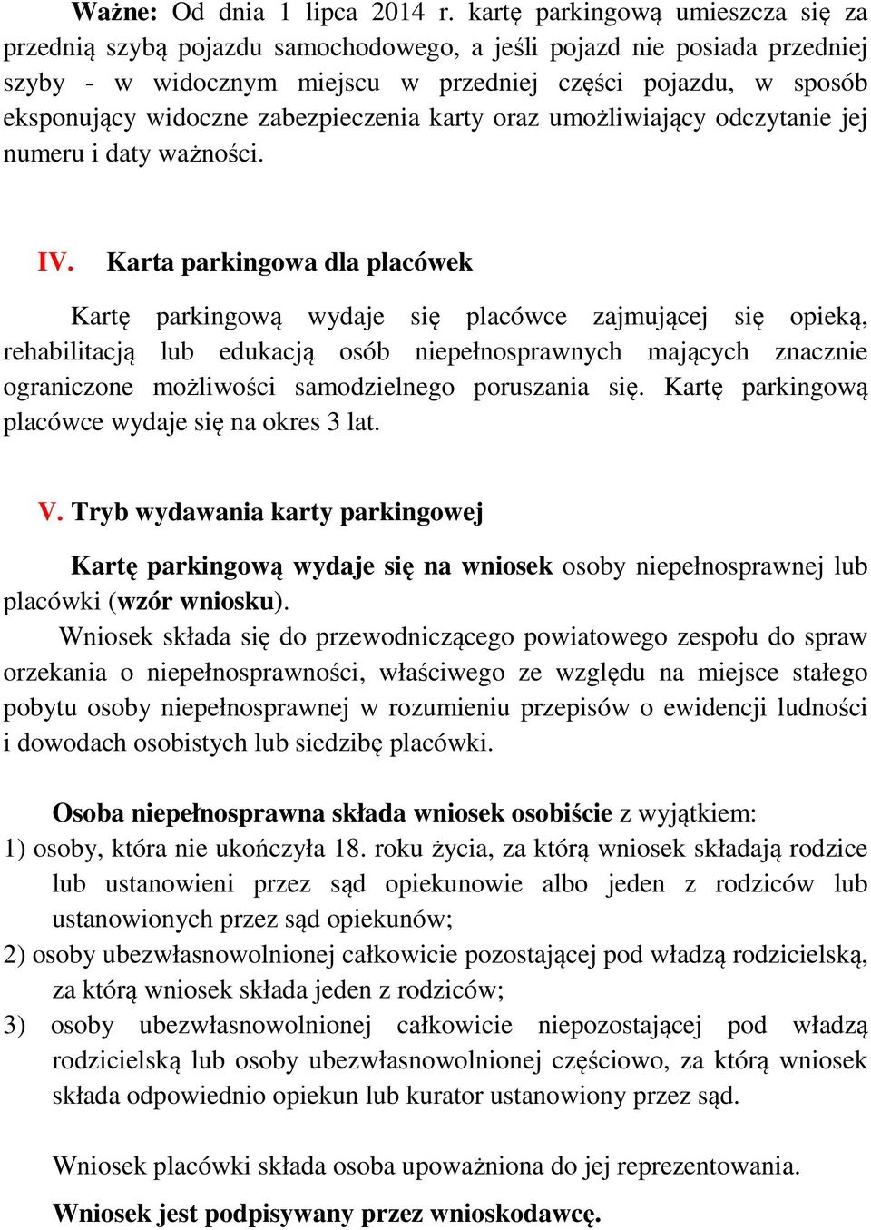 zabezpieczenia karty oraz umożliwiający odczytanie jej numeru i daty ważności. IV.