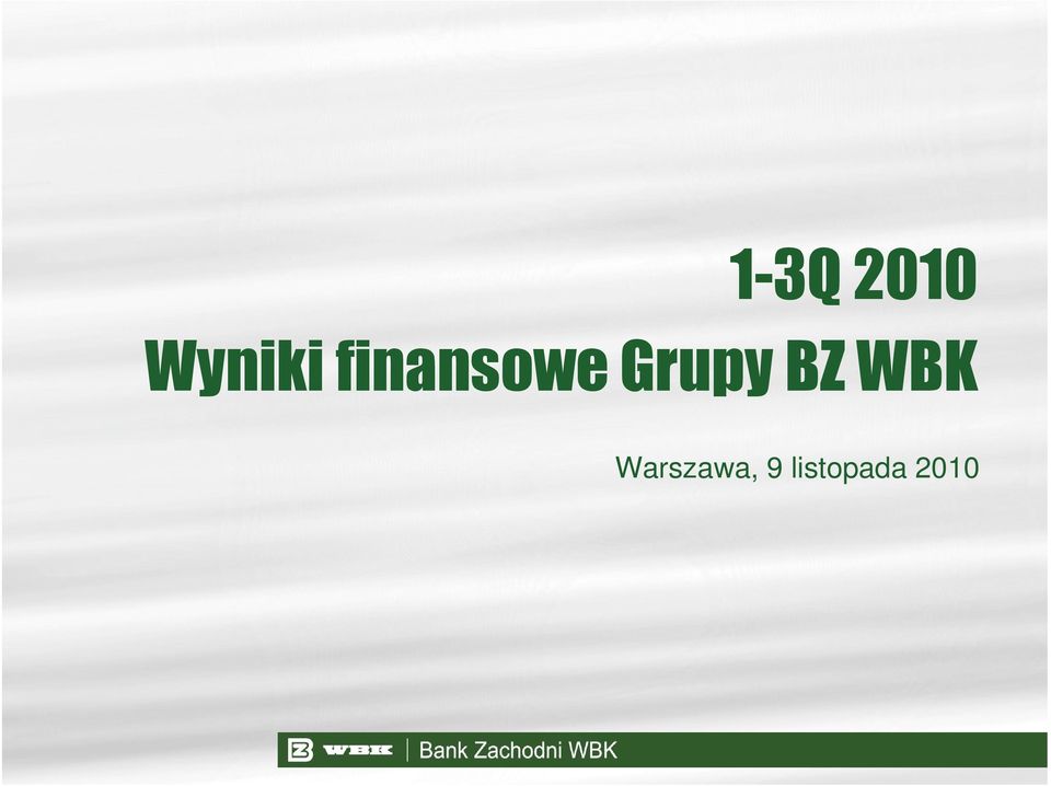 BZ WBK Warszawa,