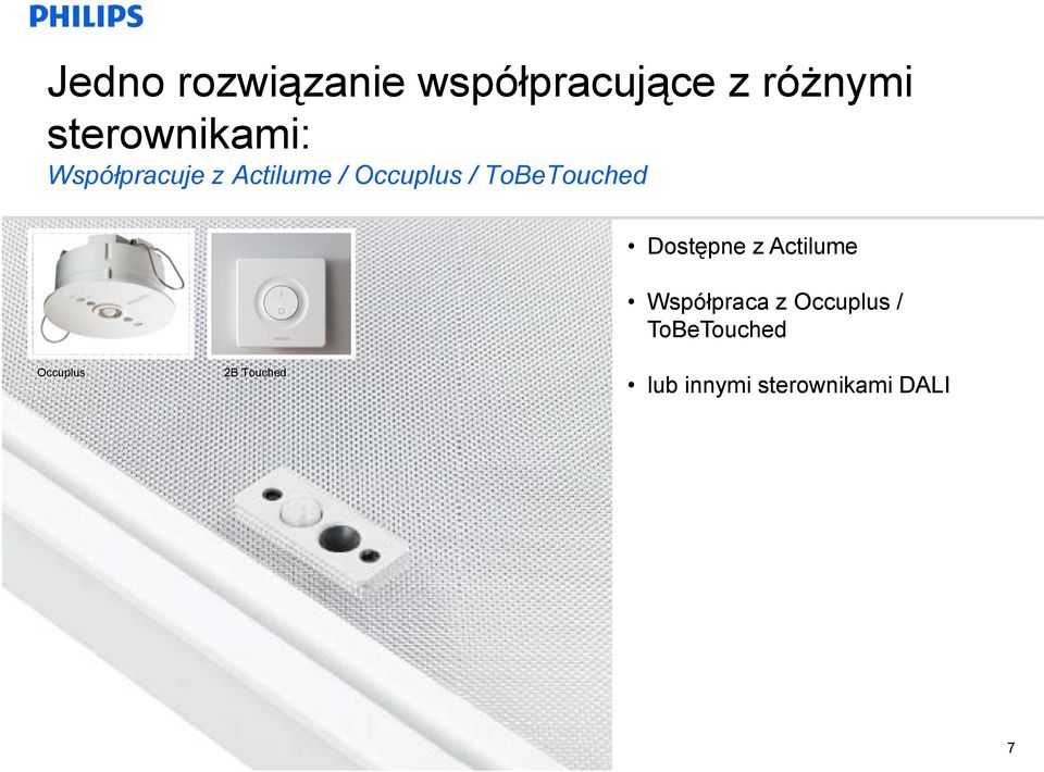 ToBeTouched Dostępne z Actilume Współpraca z