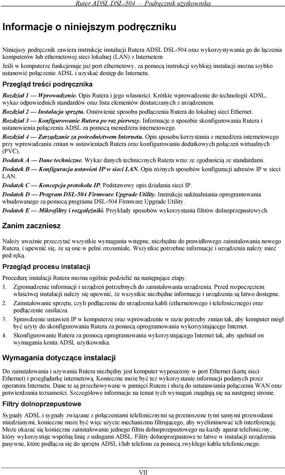 Przegląd treści podręcznika Rozdział 1 Wprowadzenie. Opis Rutera i jego własności.