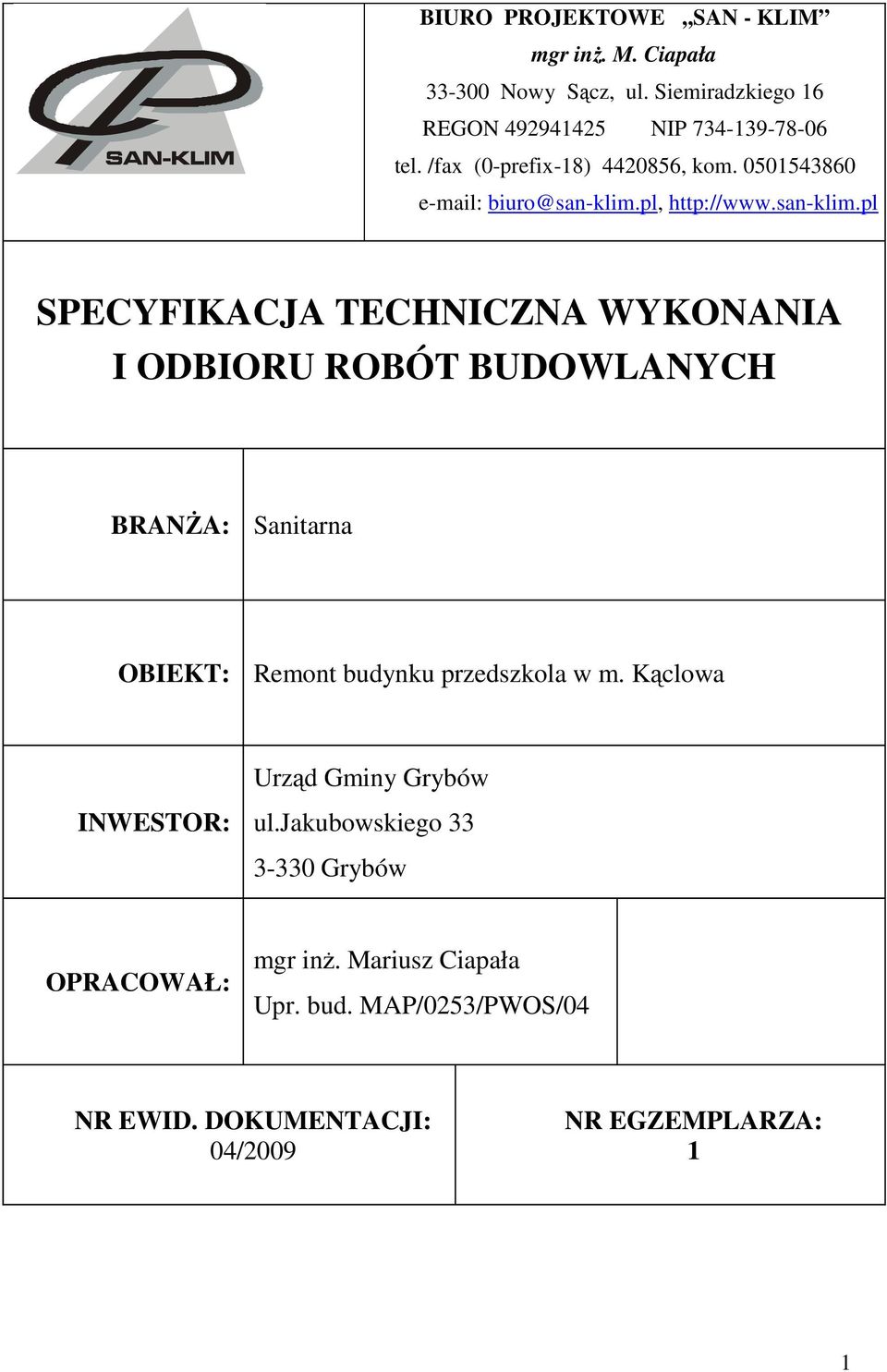 pl, http://www.san-klim.