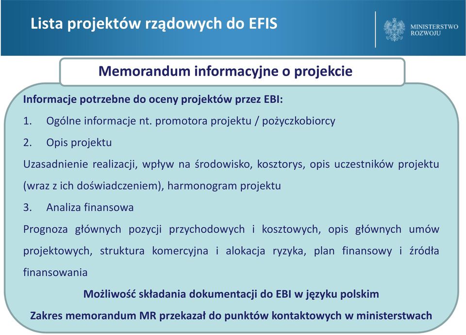 Opis projektu Uzasadnienie realizacji, wpływ na środowisko, kosztorys, opis uczestników projektu (wraz z ich doświadczeniem), harmonogram projektu 3.