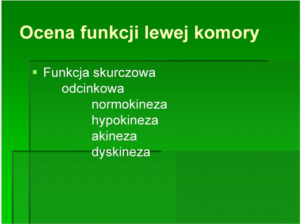 skurczowa odcinkowa