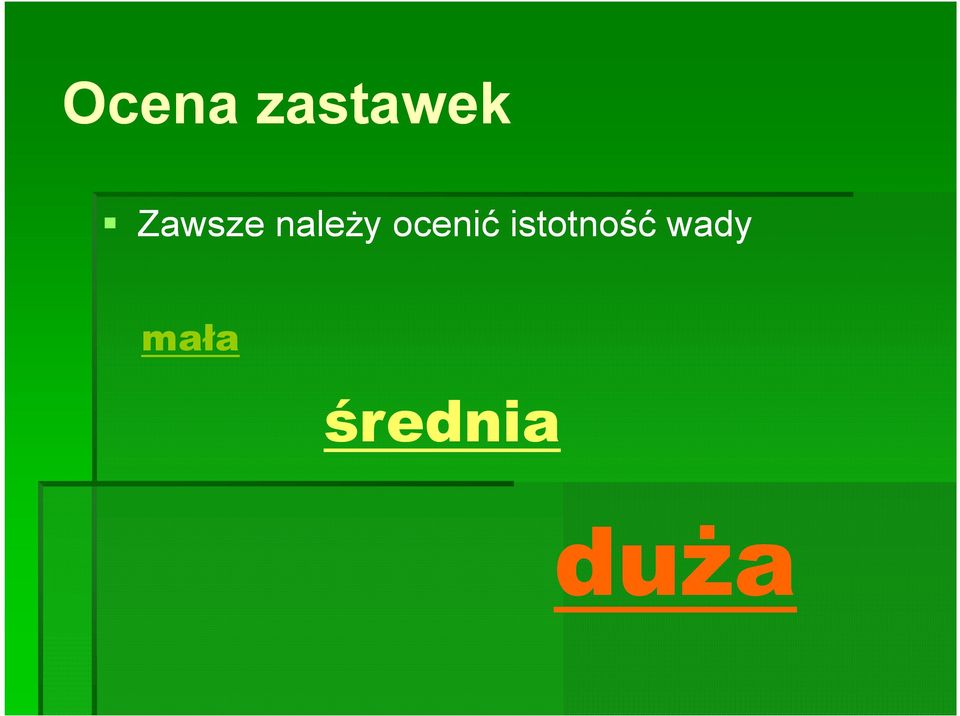 ocenić istotność