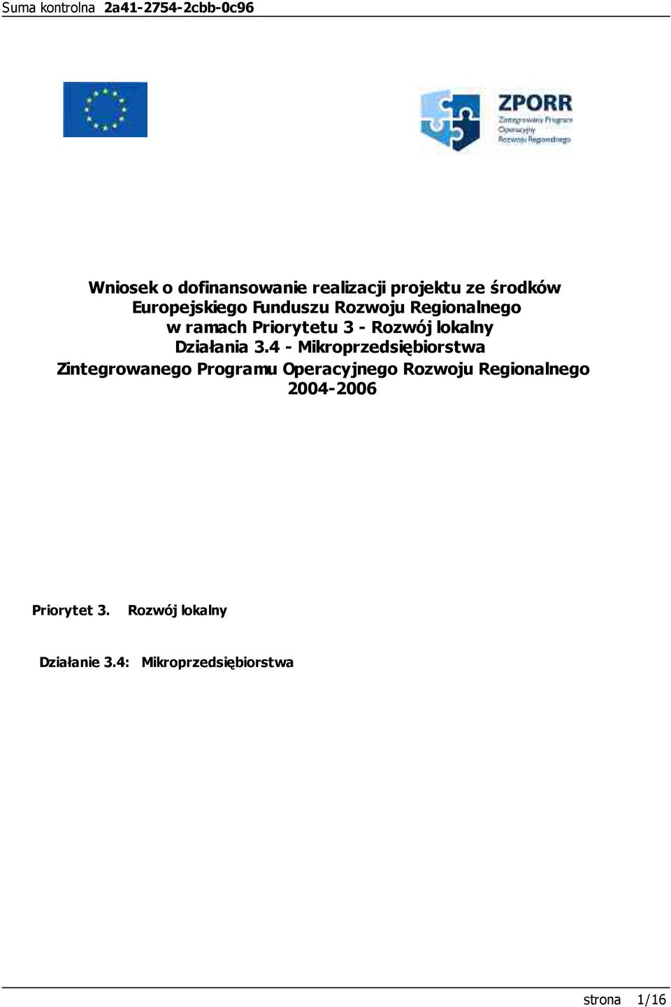 4 - Mikroprzedsiębiorstwa Zintegrowanego Programu Operacyjnego Rozwoju