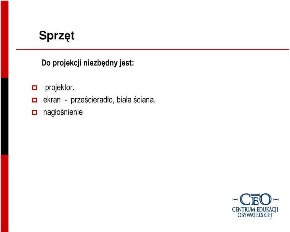 projektor.