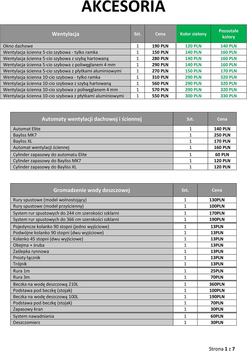 Wentylacja ścienna 5-cio szybowa z poliwęglanem 4 mm 1 290 PLN 140 PLN 160 PLN Wentylacja ścienna 5-cio szybowa z płytkami aluminiowymi 1 270 PLN 150 PLN 170 PLN Wentylacja ścienna 10-cio szybowa -