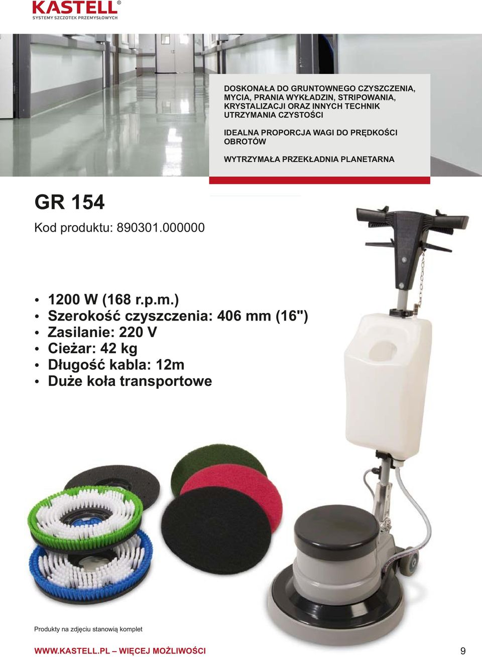 produktu: 890301.000000 1200 W (168 r.p.m.