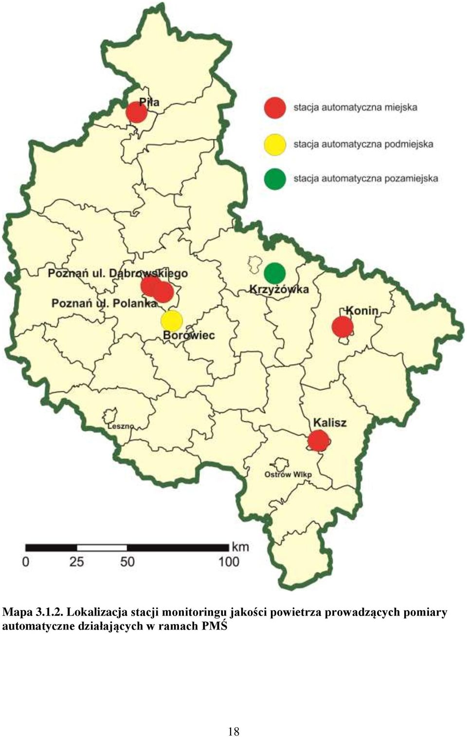 jakości powietrza prowadzących