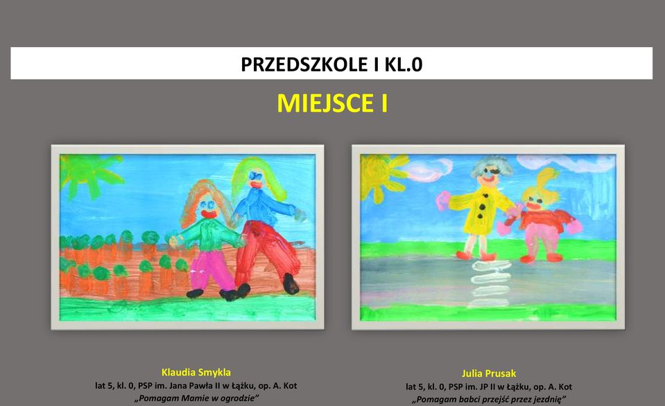 Jana Pawła II w Łążku, op. A.
