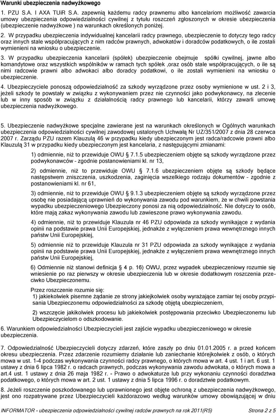 nadwyżkowe ) na warunkach określonych poniżej. 2.