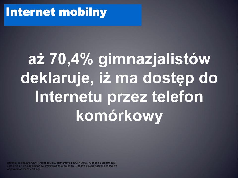 partnerstwie z NASK 2013.