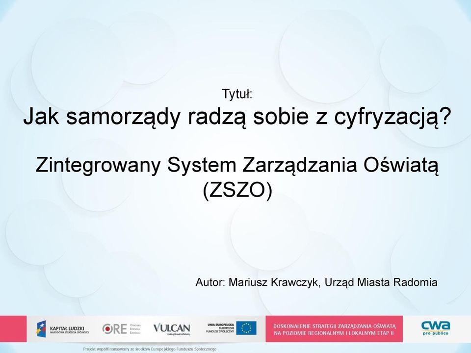 Zintegrowany System Zarządzania