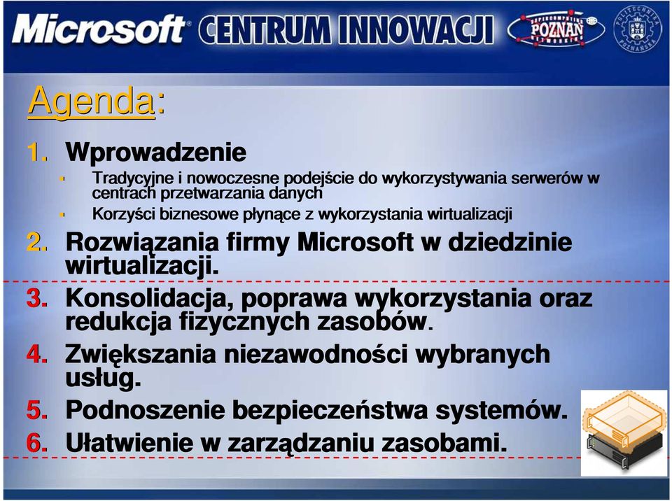 Korzyści biznesowe płynące z wykorzystania wirtualizacji 2.