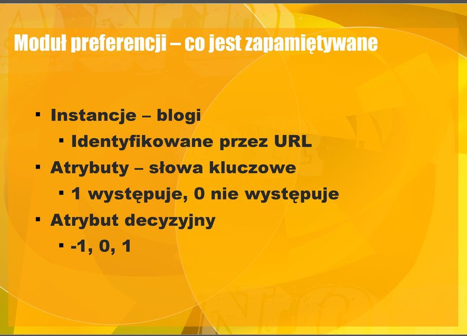 URL Atrybuty słowa kluczowe 1