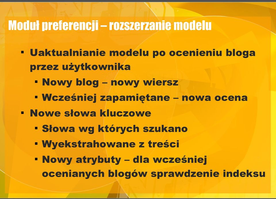 nowa ocena Nowe słowa kluczowe Słowa wg których szukano Wyekstrahowane