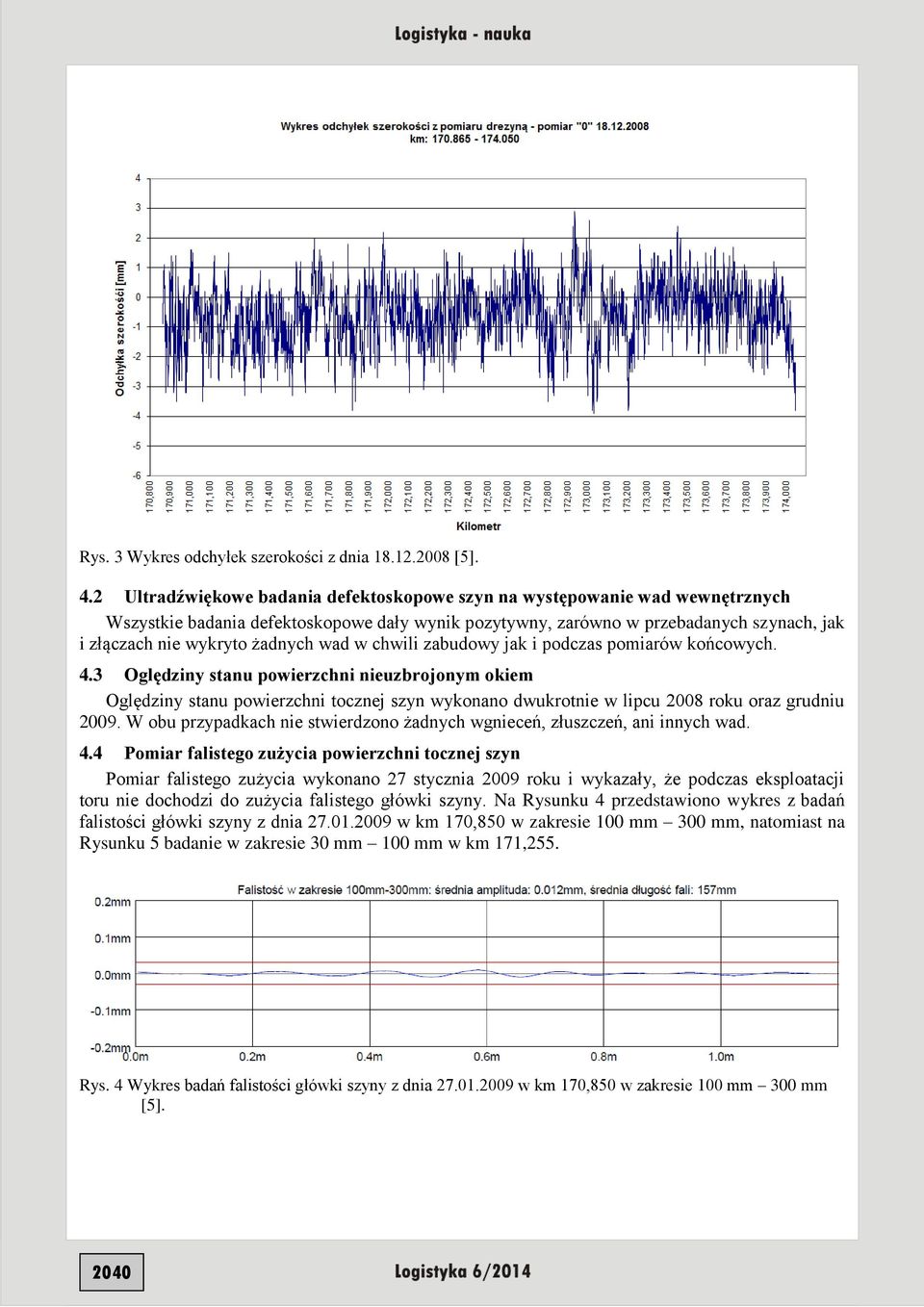 wad w chwili zabudowy jak i podczas pomiarów końcowych. 4.