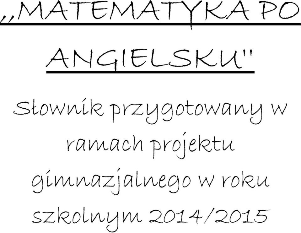 przygotowany w ramach