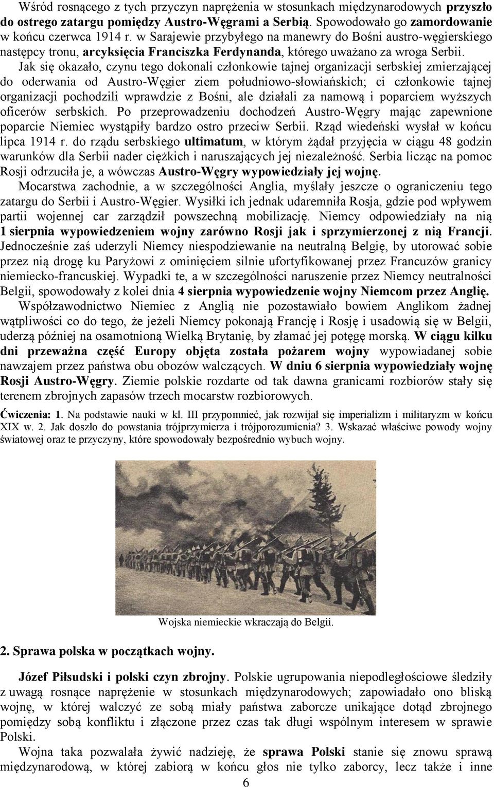 Jak się okazało, czynu tego dokonali członkowie tajnej organizacji serbskiej zmierzającej do oderwania od Austro-Węgier ziem południowo-słowiańskich; ci członkowie tajnej organizacji pochodzili